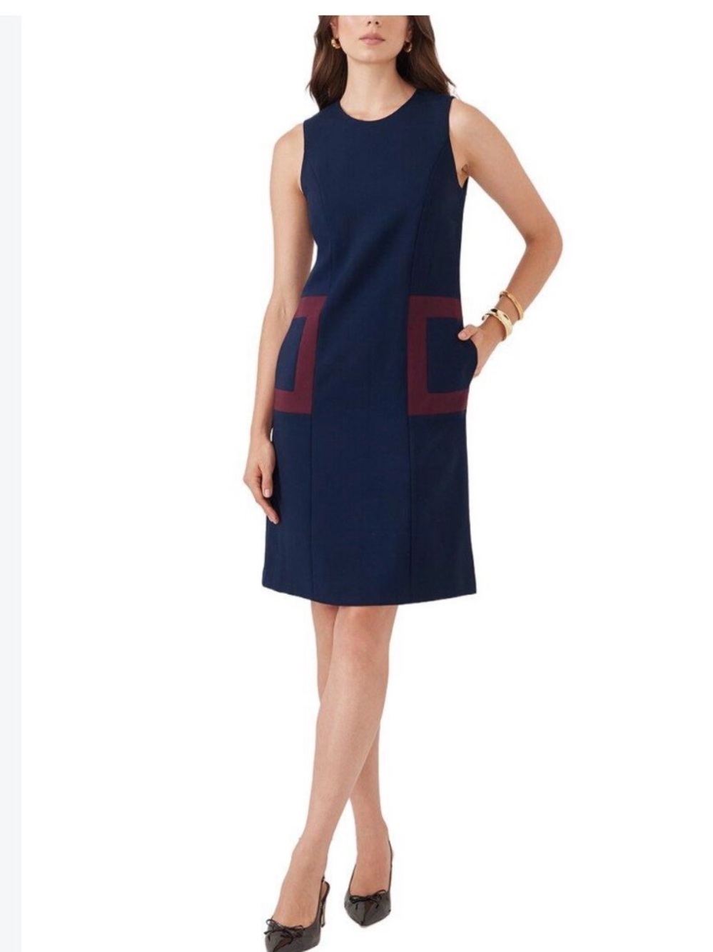 J.McLaughlin Wool-Blend Vesper Dress. Size L. MSRP $278
